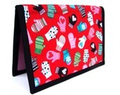 Knitting Crochet Pattern Holder - mi Pattern Wallet Supplies Chart Keeper - Knittin Mittens