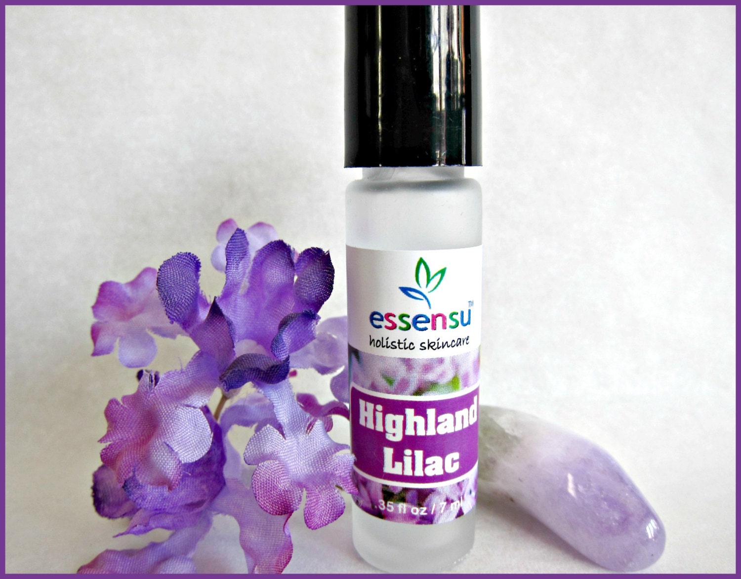 Highland Lilac Natural Roll-On Perfume Oil - .35 oz Non-Toxic Vegan