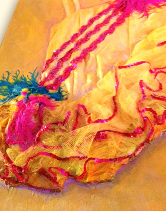Custom Painting, Girl's Dance Costume, "Memories Becoming Art"