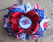 Disney Cruise Line Minnie Mouse Safari Mickey Mouse Custom Boutique Hair Bow