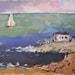 Seascape Painting , original ocean art by Russ Potak