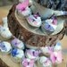 Custom for Justine - sizes 10-12, 14-15, 18 - Rustic Wood Tree Slice 3-tier Cake and Cupcake Stand for your Wedding, Event, or Party