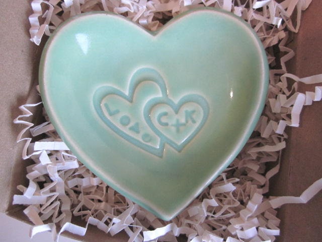 wedding ring dish, engagement, heart ring holder, Personalize custom ring tray, Ring bearer pillow