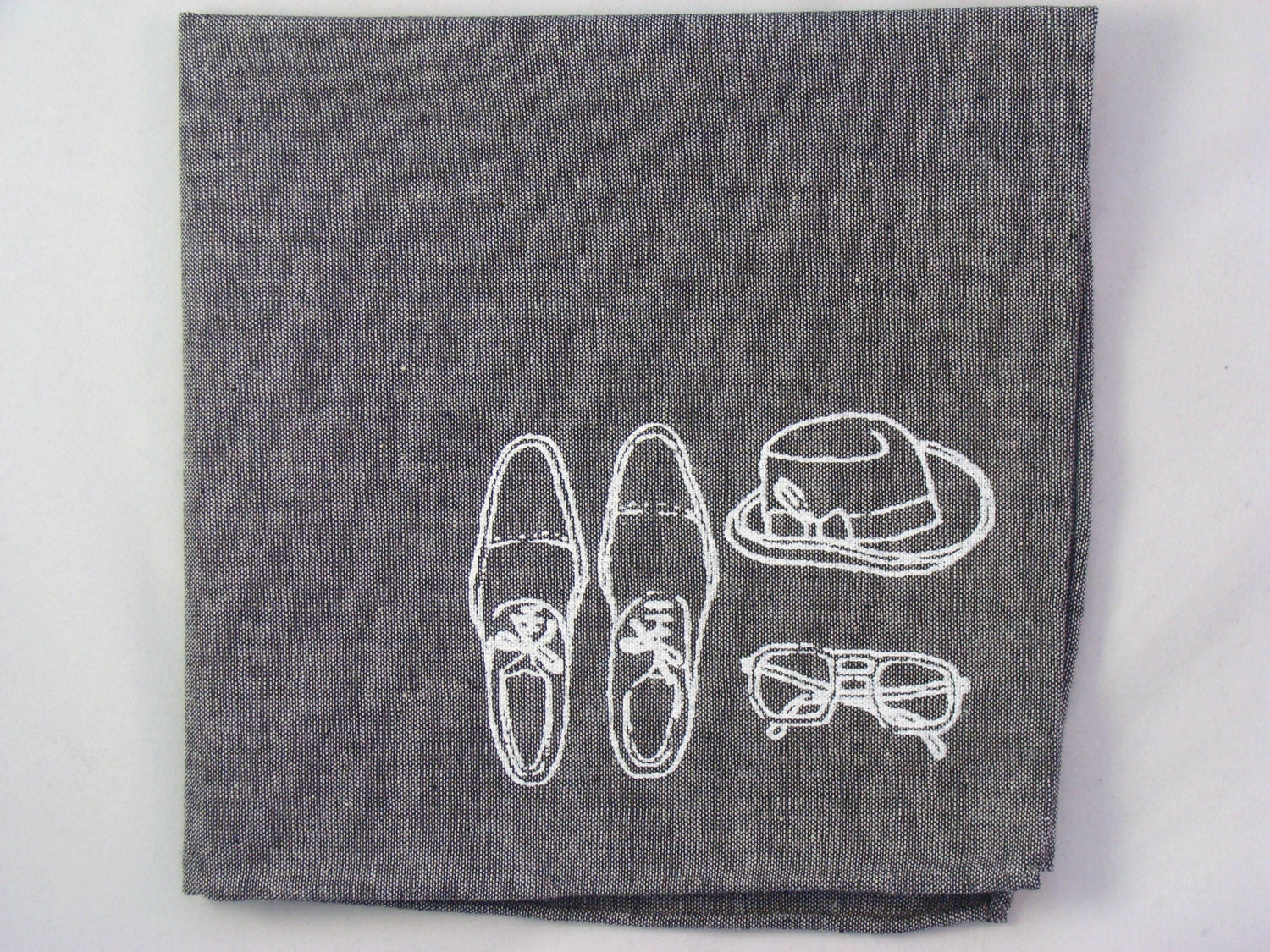 Men's Chambray Pocket Square