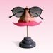 Eyewear Holder,Nose Eyeglasses Display,Pink Mustashe,Key hook,Glasses stand,Women,Men