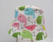 NEW Reversible Bucket HAT / Sun Hat / Newborn and up / 5 different sizes