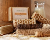 Oatmeal Milk and Honey Soap Handmade Cold-Process Bar