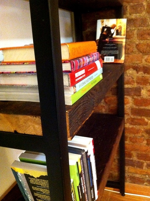 Furniture - Free Standing Gramercy Bookcase - Reclaimed Wood Bookshelf - can be made to any size