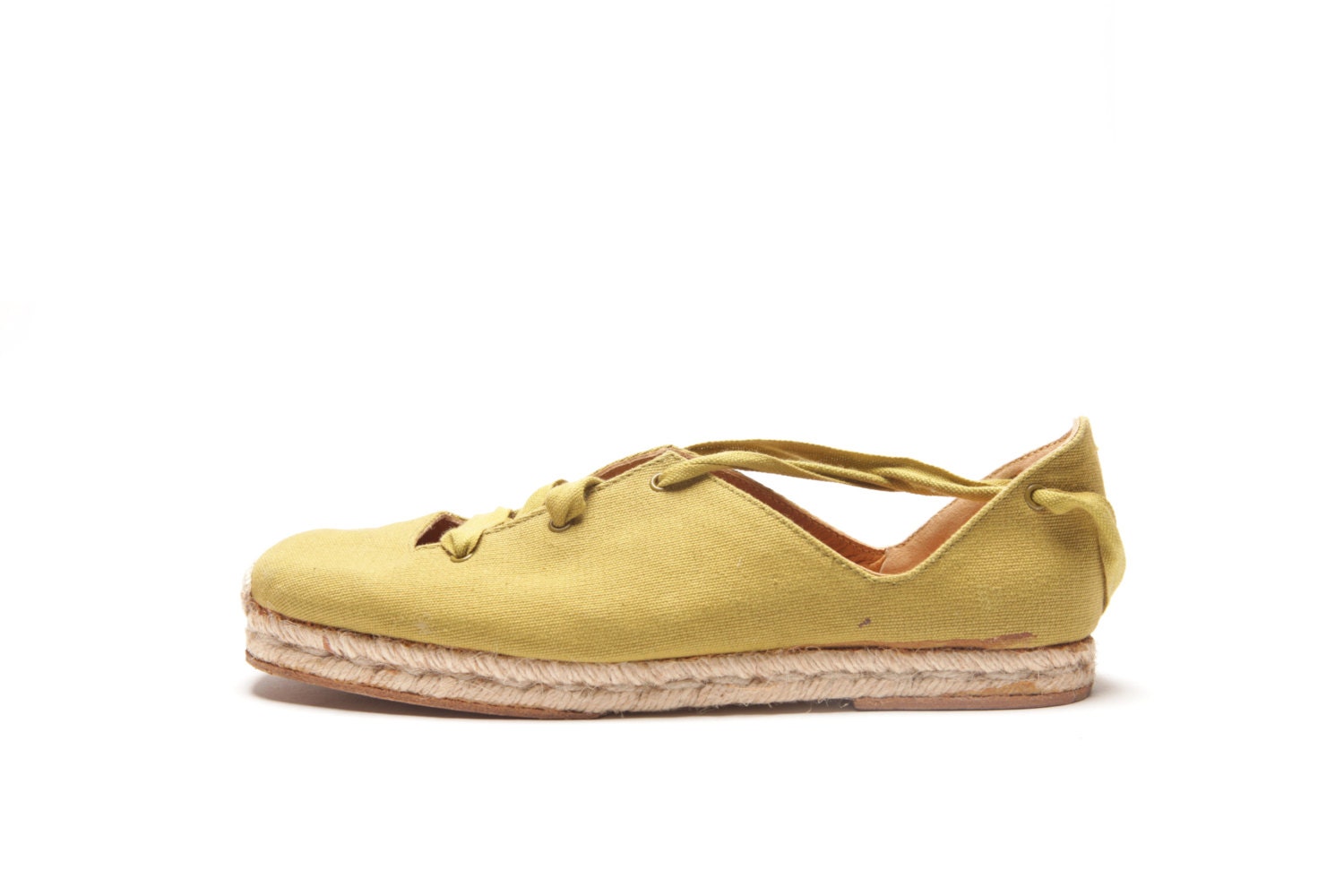 VTG Joan and David Lace Up Espadrilles 7.5
