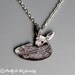 Baby Deer - Resting Fawn - Necklace