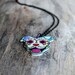 THE ORIGINAL Smiling Day of the Dead Pit Bull - Sugar Skull Dog Necklace - 5 dollars from Every necklace sold will go to Villalobos