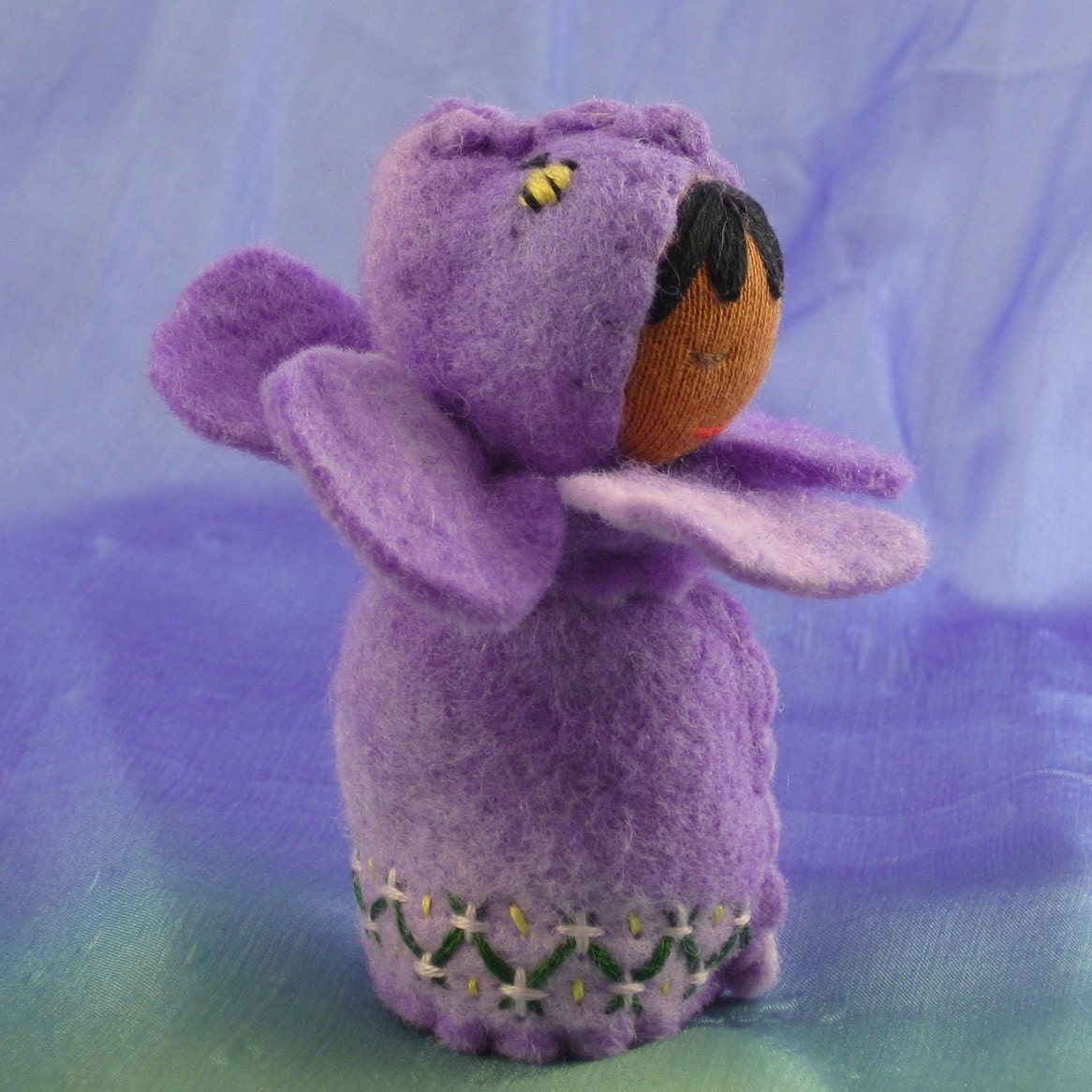 Light Purple Violet Root Child Doll - Waldorf inspired