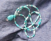 Turquoise lanyard