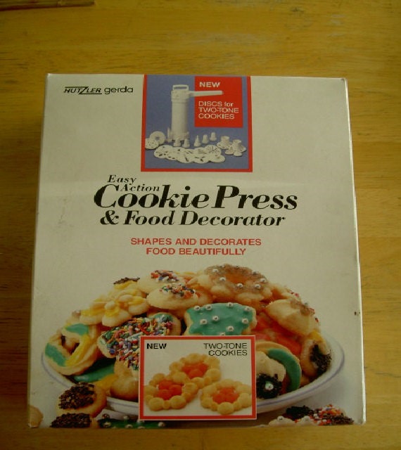 Vintage Hutzler Gerda Easy Action Cookie Press & Food Decorator 1989