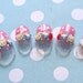 Easter, bunny, 3D nails, kawaii nail art, bear, pink, polkadot, Japanese press on nails