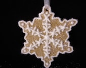 Snowflake Decoration Ornament Gingerbread Christmas-Shimmer