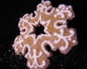Snowflake Ornament: Mistletoe Kisses