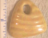 1-7/8 Inch Mother of Pearl Bead Ceramic Stone Pendant Jewelry Supplies Necklace Bracelet Beading Findings Crafts