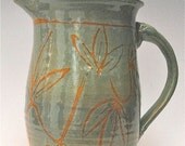 Ceramic Pitcher - Water Pitcher - Stoneware Pitcher