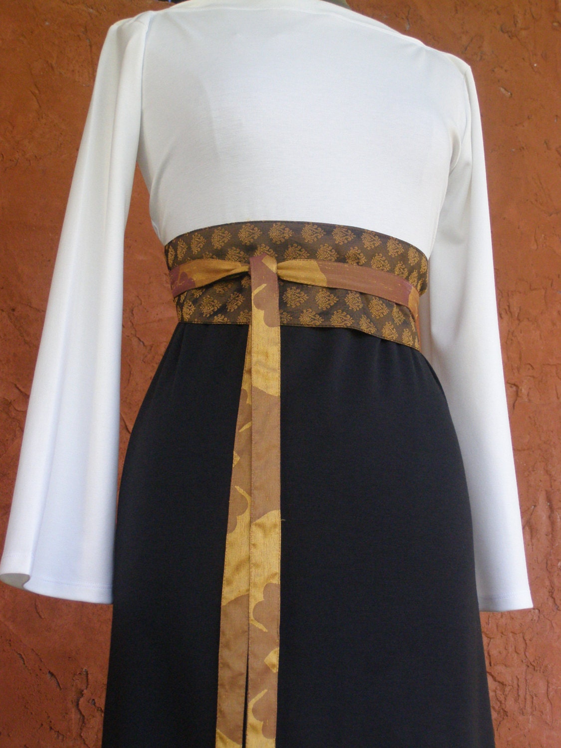 Wrap Obi belt-Double side Obi belt-Wrap waist belt- Bold belt-Evening and casual wear