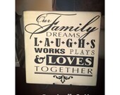 Our family sign