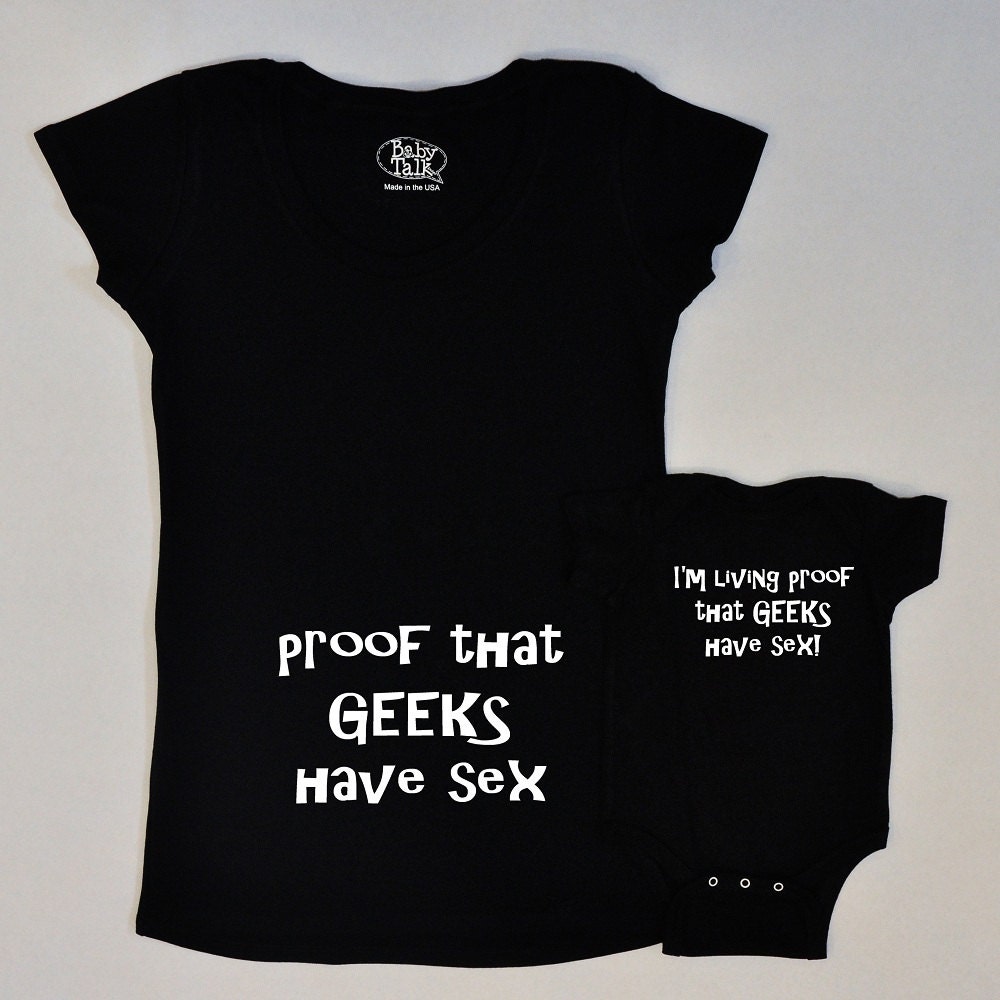 Geeks have sex Maternity Set