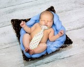 Brock 3-24 Month Baby To Toddler Neck Tie Photography Prop, Props for Babies, Baby Boy Props, Toddler Props, Polka Dot Tie