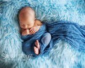 Niagara Blue Cheesecloth Newborn Baby Wrap Photography Prop (SwaDDLinG and HAnGinG VideOs) Newborn Hammock, Baby Boy Props - 3 ft x 6 ft