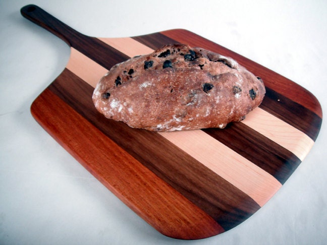 ECO bread/pizza peel all reclaimed hardwoods