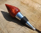 Handturned Bronze Polyresin Wine Bottle Stopper