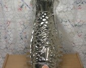 vintage tin fish mold, jello mold, kitchen decor, with hook for hanging, Rowoco