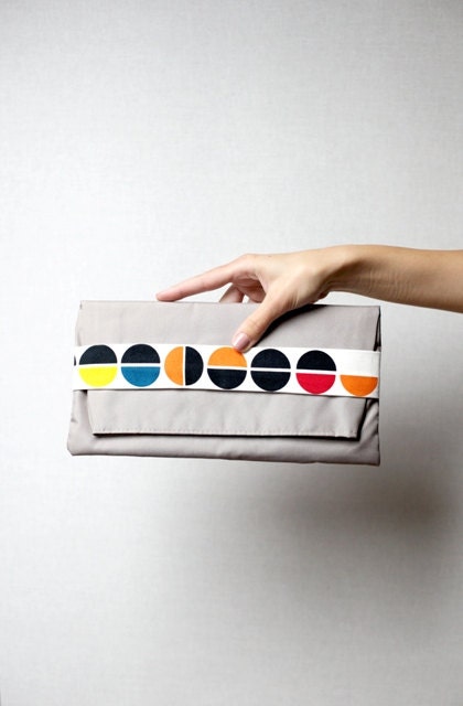 Sale - Fold over clutch - all occasion bag for woman - 30% off