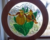 Yellow Lady Slipper Panel