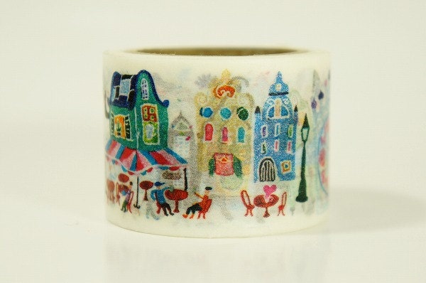 Aimez Washi Masking Tape - Canal Town - Wide