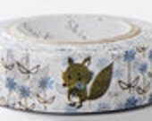 Shinzi Katoh Masking Tape - Little Red Riding Hood & Blue Flowers