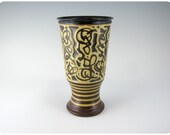 Etched Porcelain Pilsner Beer Glass