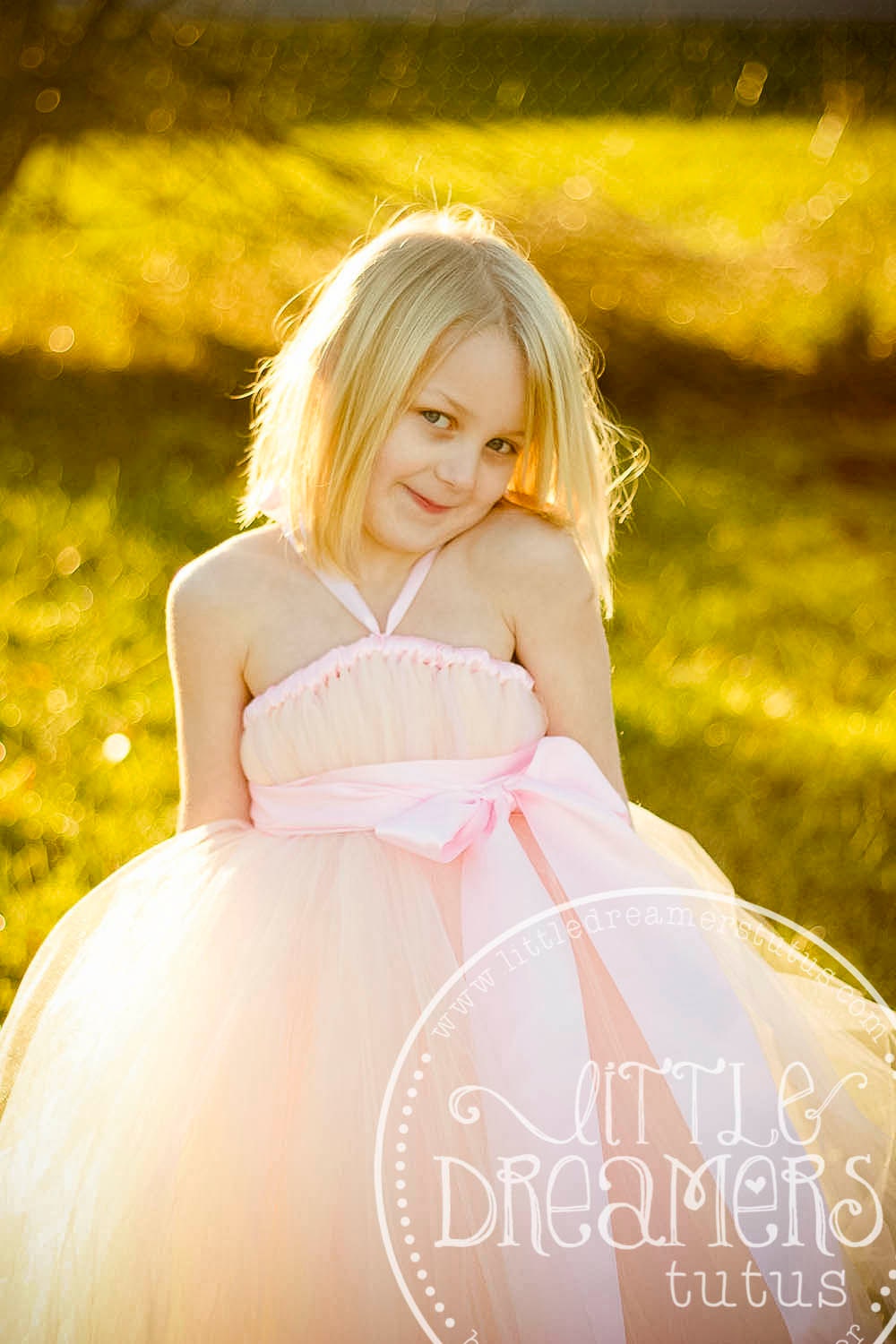 Blush Flower Girl Tutu Dress