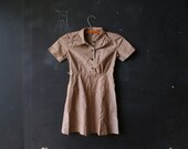 Vintage Girl Scout US Dress Brown Small From Nowvintage on Etsy