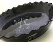 Personalized Pie Plate - Pi Dish - Deep Dish