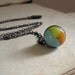 Vintage Marble Necklace One of a Kind