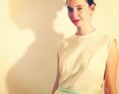 Vintage 1970s white tennis minidress