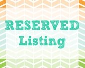 RESERVED Listing for Jessica Fulton
