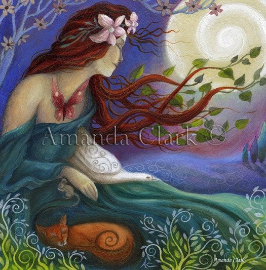 habondia. goddess art print by Amanda Clark