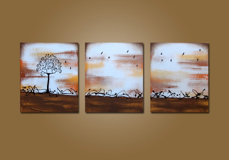 Tall and Proud - 48 x 20, Original Modern Contemporary Acrylic PAINTING canvas, Bird Art by Shanna