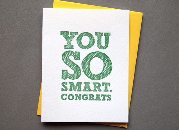 You So Smart Card