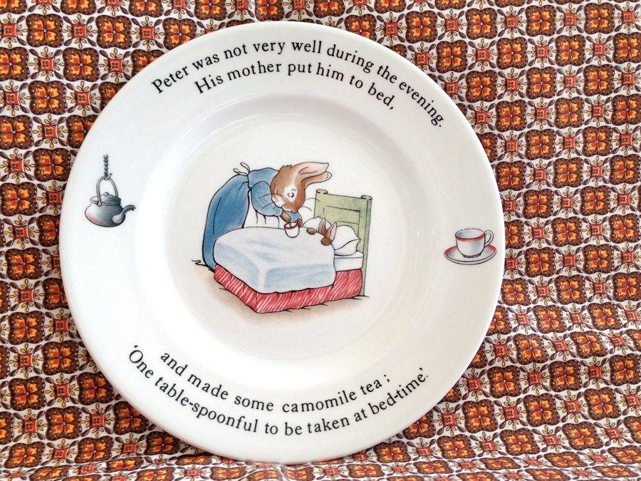 Beatrix Potter Peter Rabbit Collectible PLATE