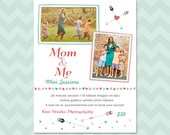 Mom and Me Mother's Day Mini Session Template - Arrow Love - INSTANT DOWNLOAD