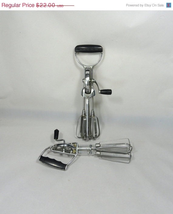 SALE Hand Mixer . Egg Beater . Metal Mixer . Instant Collection