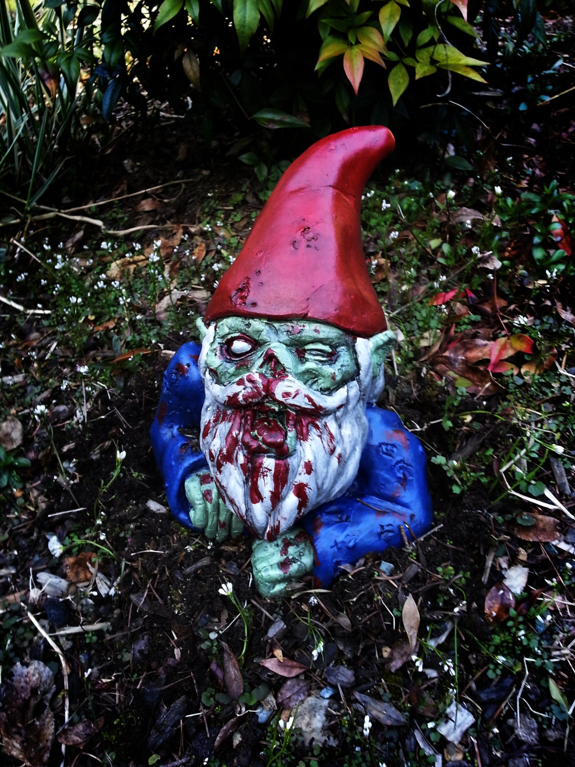 Zombie Gnome, "Rising Dead" Cast Concrete