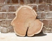Large Wood Cedar Piece, rustic wedding decor for centerpiece, cake stand, 13" x 1.5" thick, woodland or barn themes